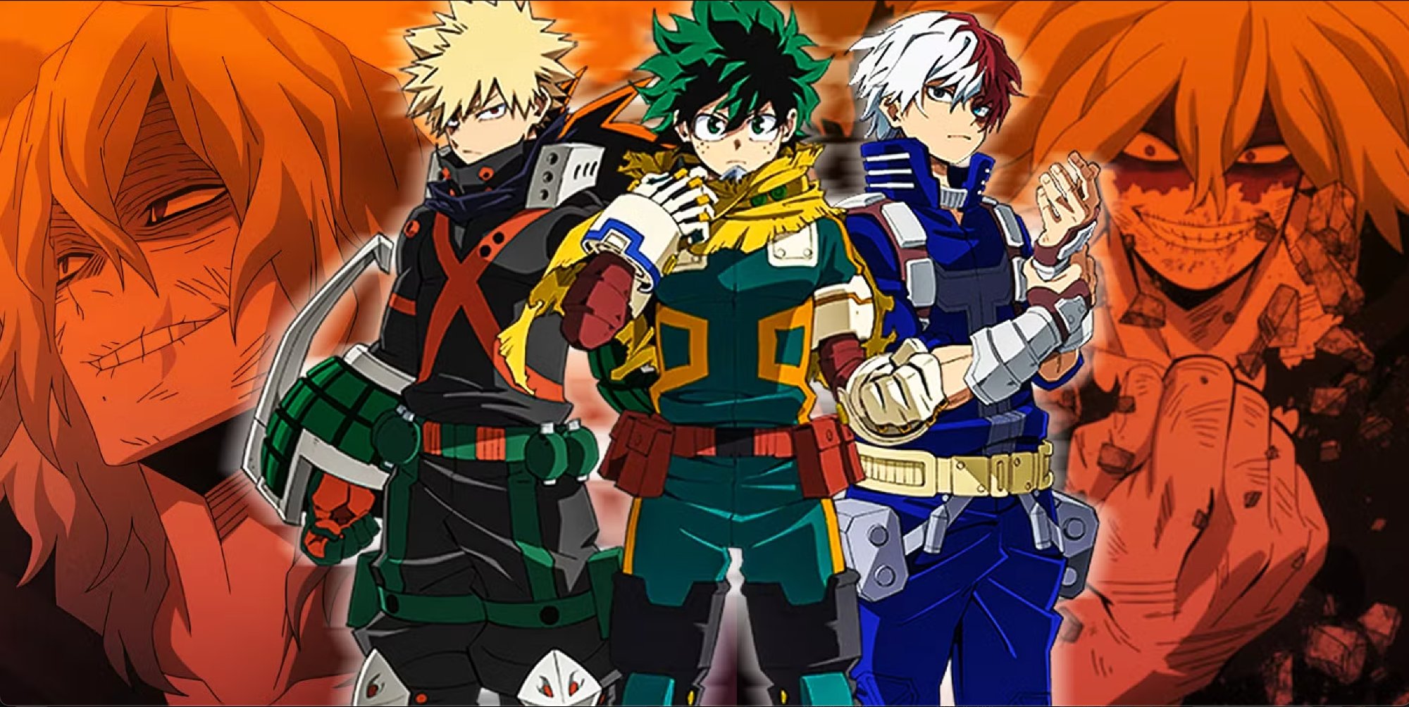 My Hero Academia Deku Bakugo Todoroki